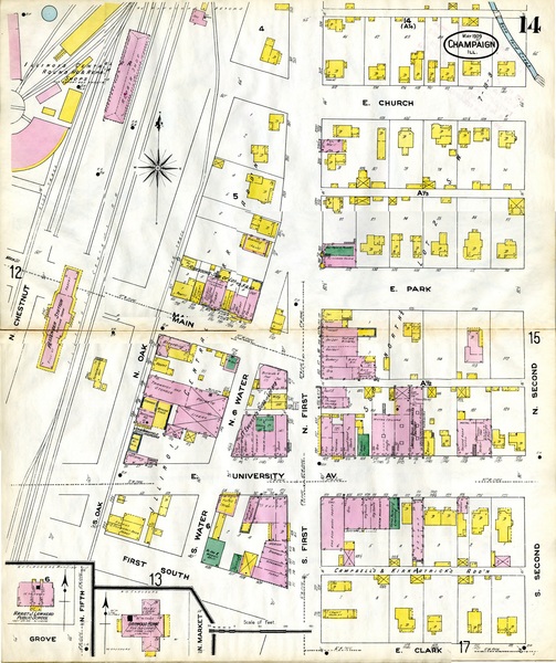 North First Street Sanborn Map