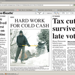 News-Gazette clippings, December 11-17 2010