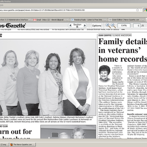 News-Gazette clippings, December 11-17 2010