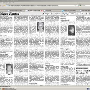 News-Gazette clippings, December 11-17 2010
