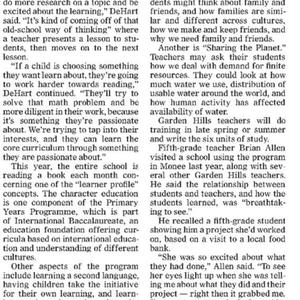 February 2011 News-Gazette clippings