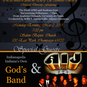 AFRO 498 2011 Spring Concert