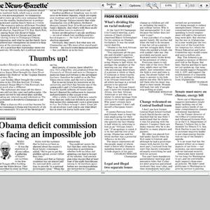 News-Gazette clippings, First week of May, 2010