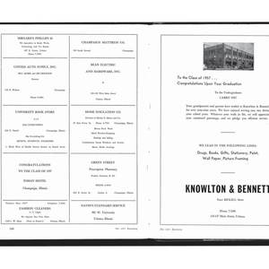 Urbana High School Rosemary - 1957