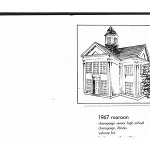Champaign Central High School Maroon Yearbook - 1967