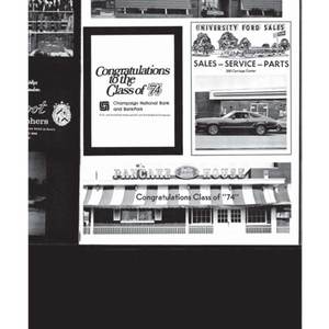 Champaign Centennial High School Centurian - 1974