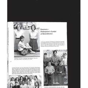 Urbana High School Rosemary Yearbook - 1969