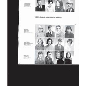 Urbana High School Rosemary Yearbook - 1969