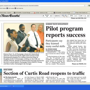 News-Gazette August 7 2010 clippings