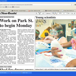 News-Gazette August 7 2010 clippings