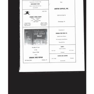 Urbana High School Rosemary Yearbook - 1968