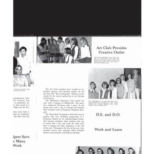 Urbana High School Rosemary Yearbook - 1966