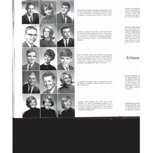 Urbana High School Rosemary Yearbook - 1966