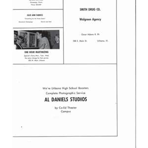 Urbana High School Rosemary Yearbook - 1966