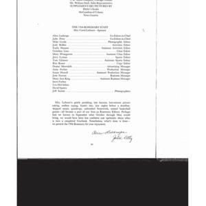 Urbana High School Rosemary Yearbook - 1966