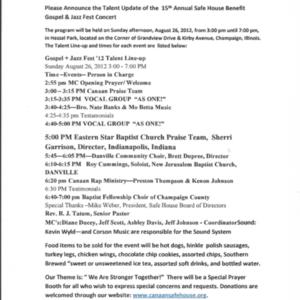 Spring &amp; Summer 2012 Community Flyers